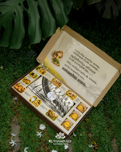 For Her , KODIPETTI Silver - Nostalgic Hamper Box For Women's Experience the Good Old Onam days