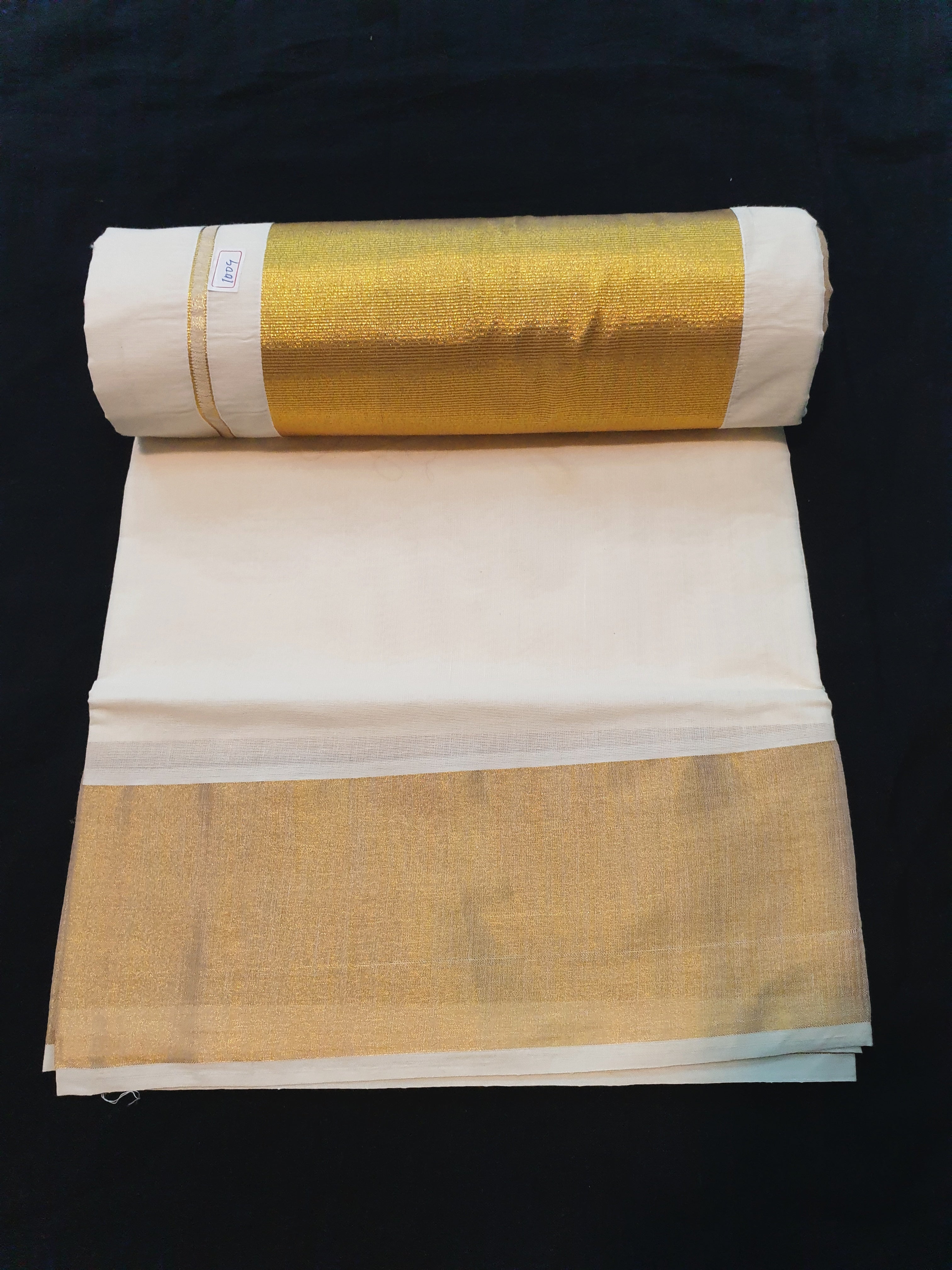 Big Border Kasavu Saree 5 inch with blouse