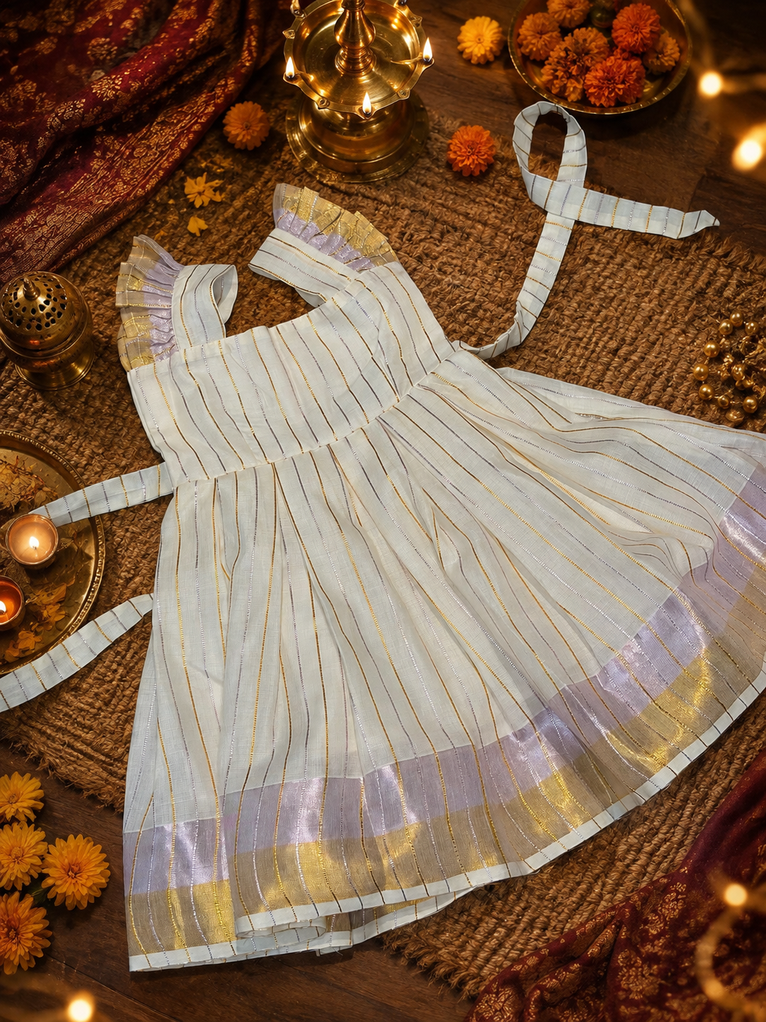 Onam special traditional frock