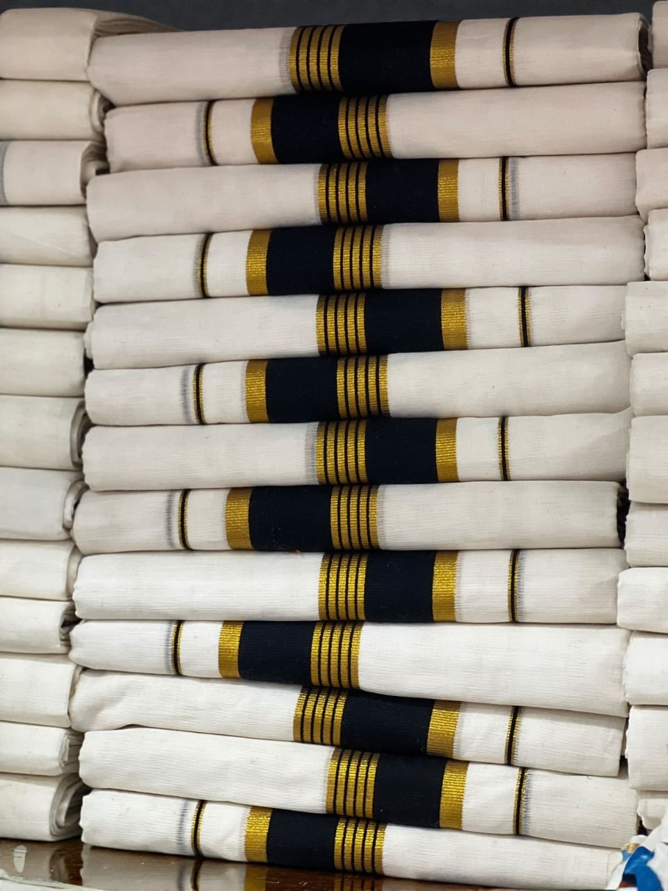 Thiruvathira Set Mundu Pure Cotton 2.80 mtr Extra length