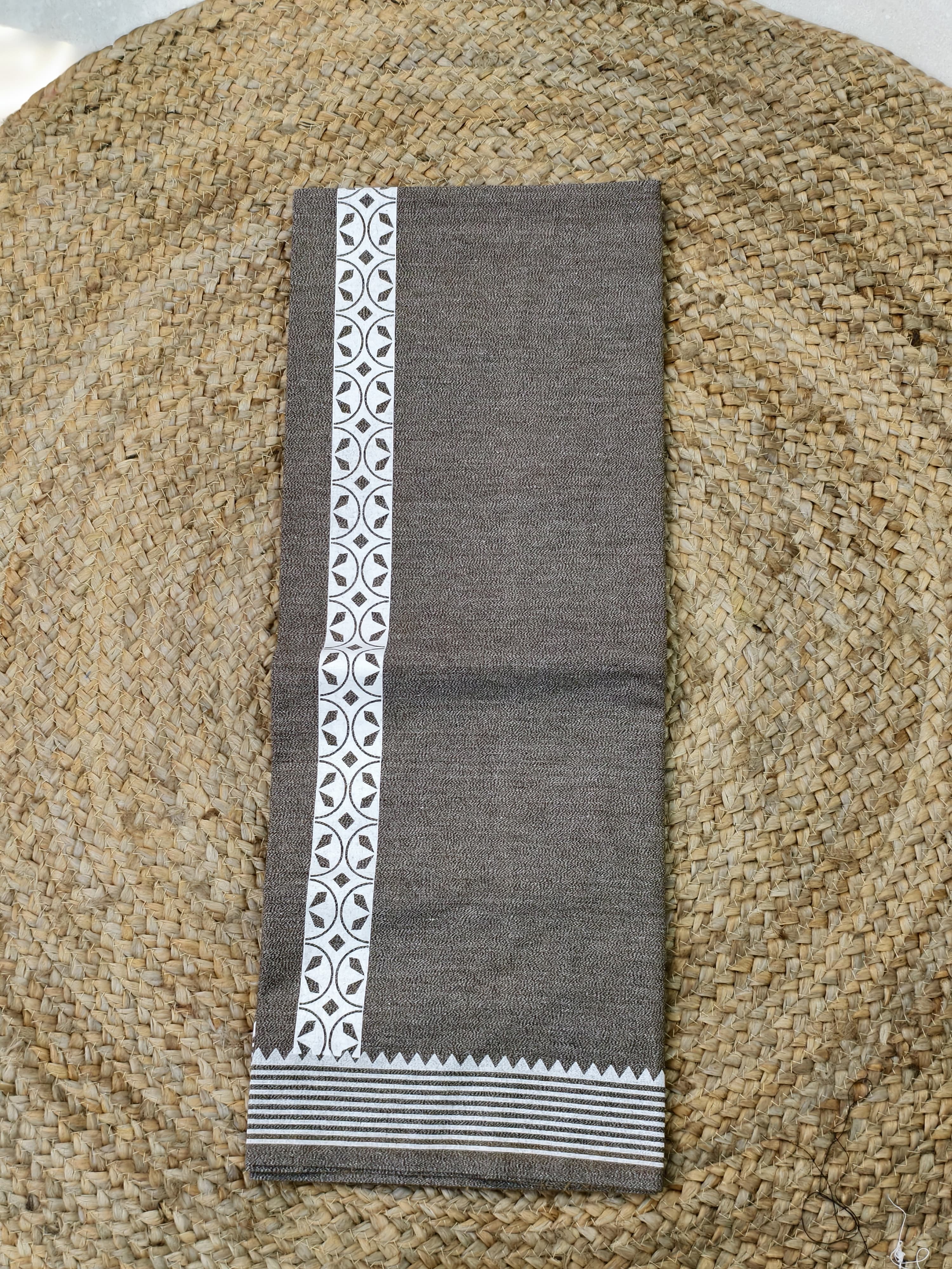 Single Mundu Soft Cotton quality 2 meter