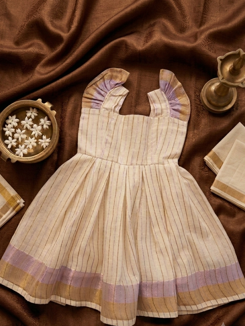 Onam special traditional frock