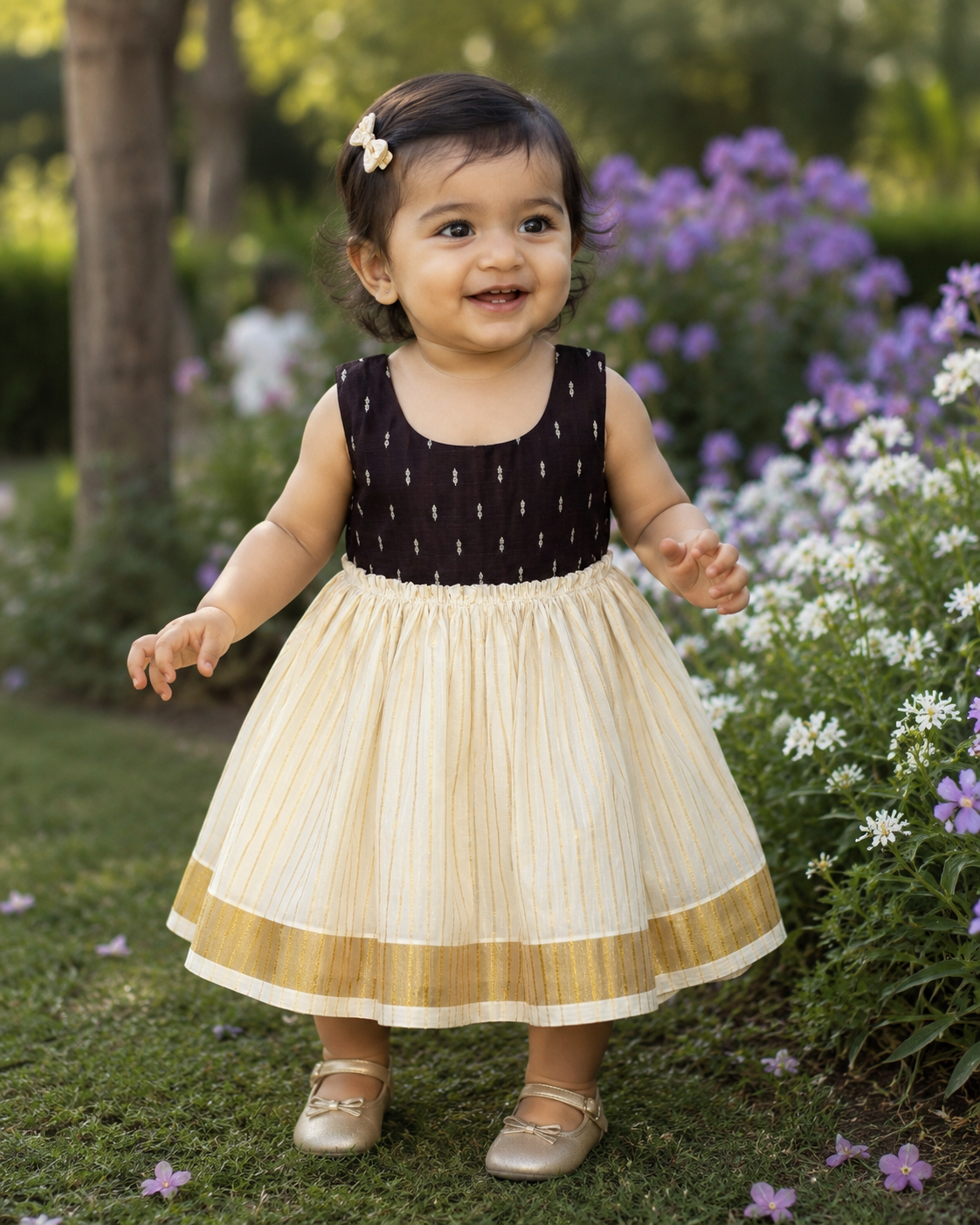 Rich Gathered Traditional Frock