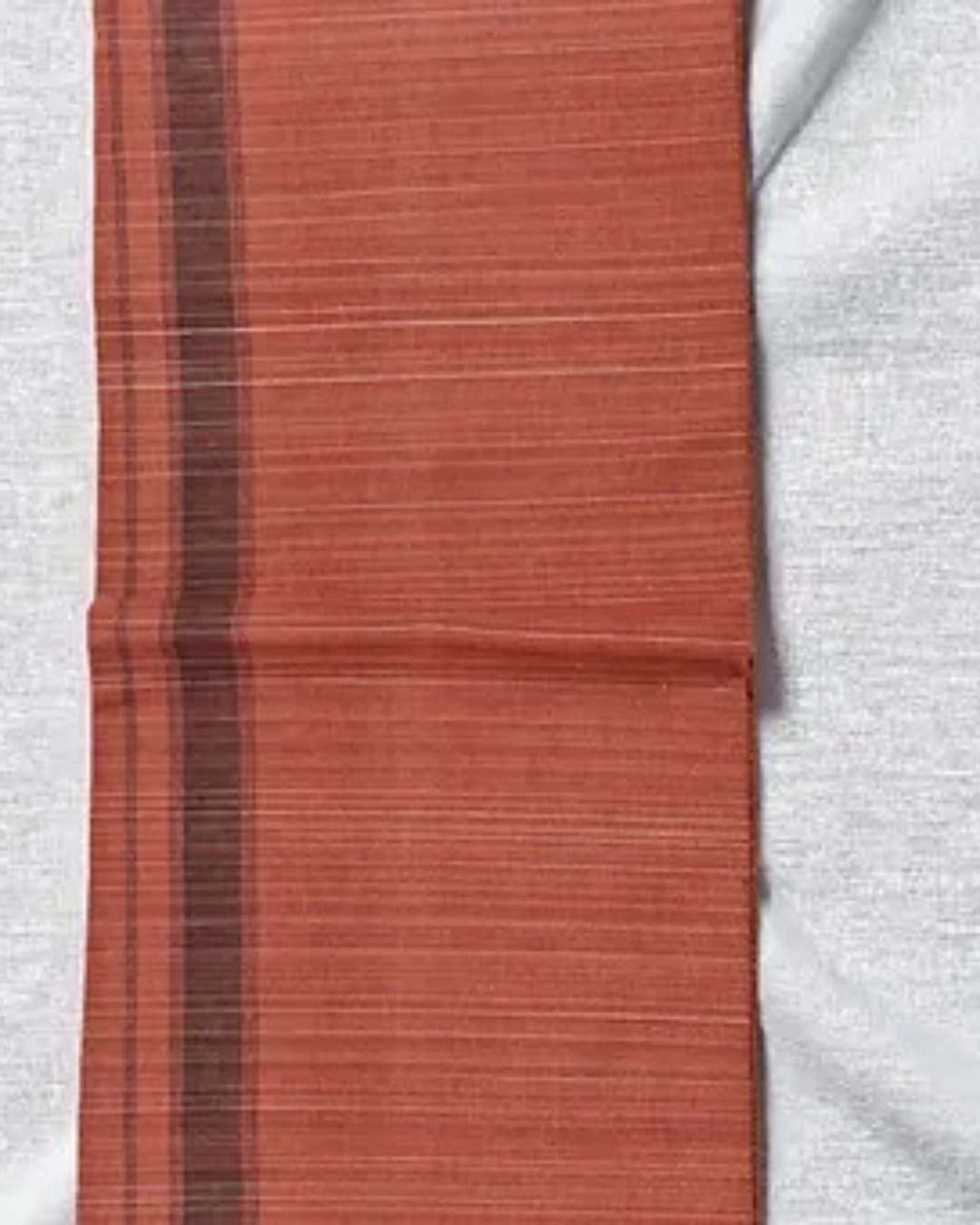 Kerala Cotton Kavi Mundu 2 meter Pure cotton