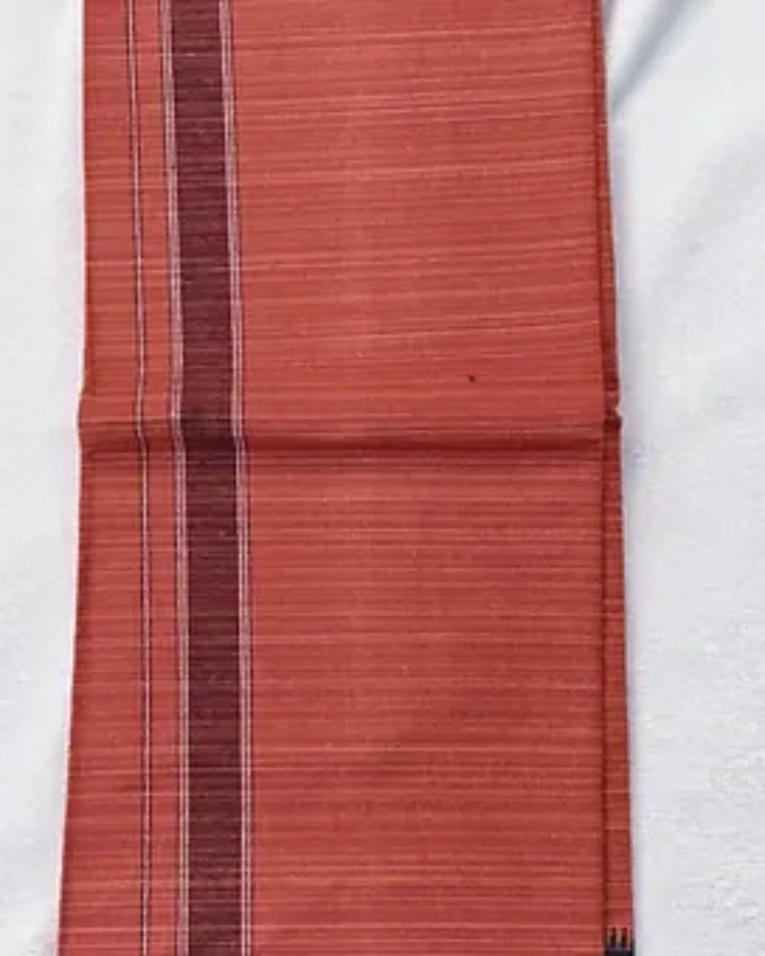 Kerala Cotton Kavi Mundu 2 meter Pure cotton