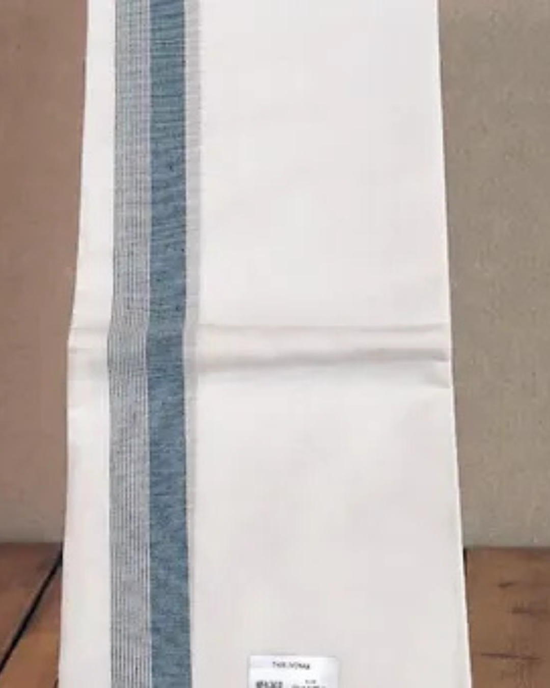Thiruvonam Premium White Single Dhoti 2 meter