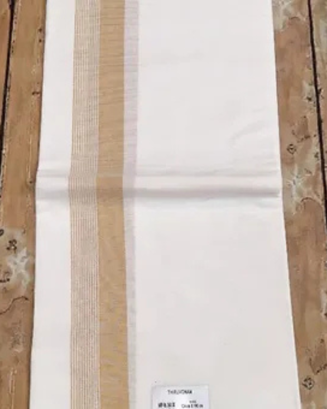 Thiruvonam Premium White Single Dhoti 2 meter