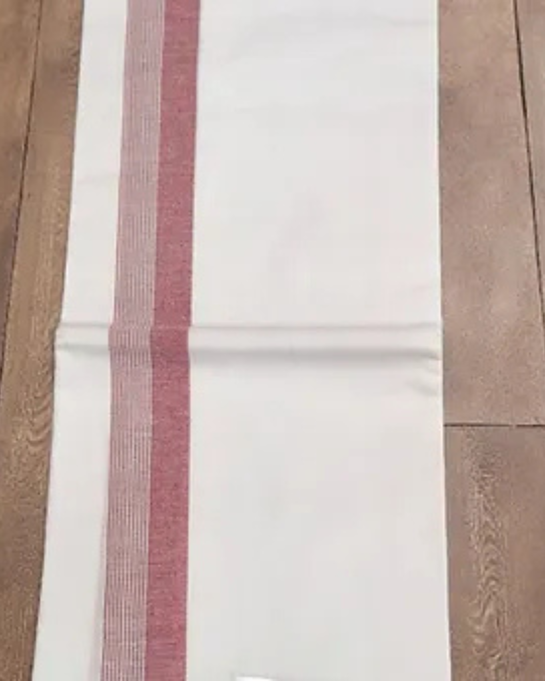 Thiruvonam Premium White Single Dhoti 2 meter