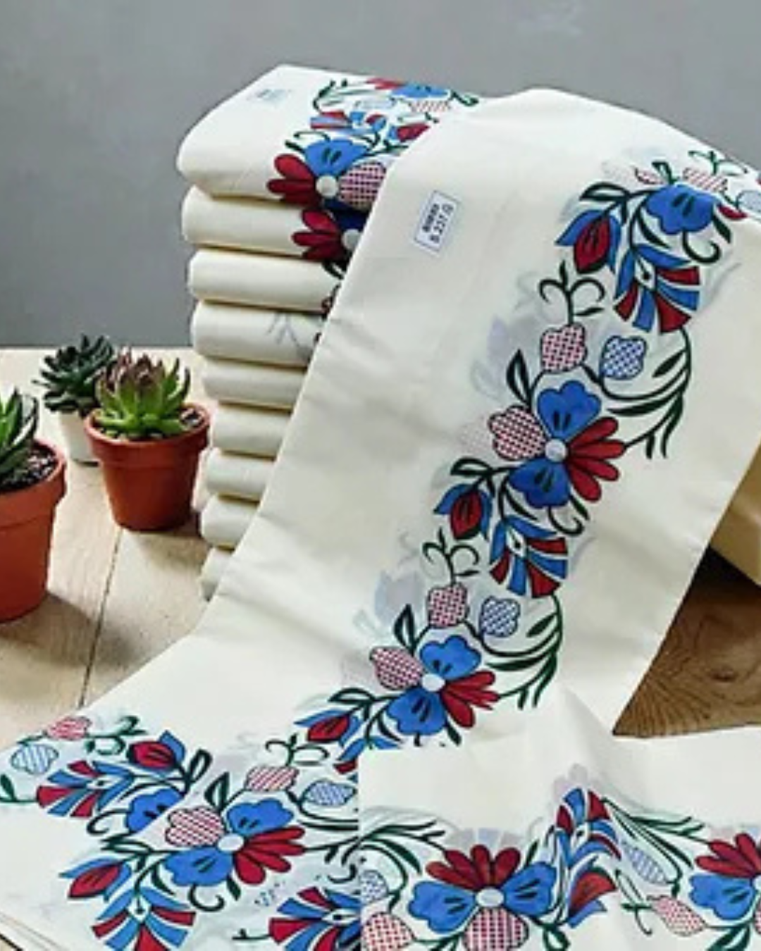 Kerala Set Mundu Multi color flower set Mundu