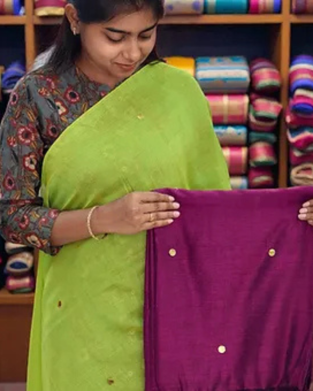 Mul Mul Saree With Running Sequence Work