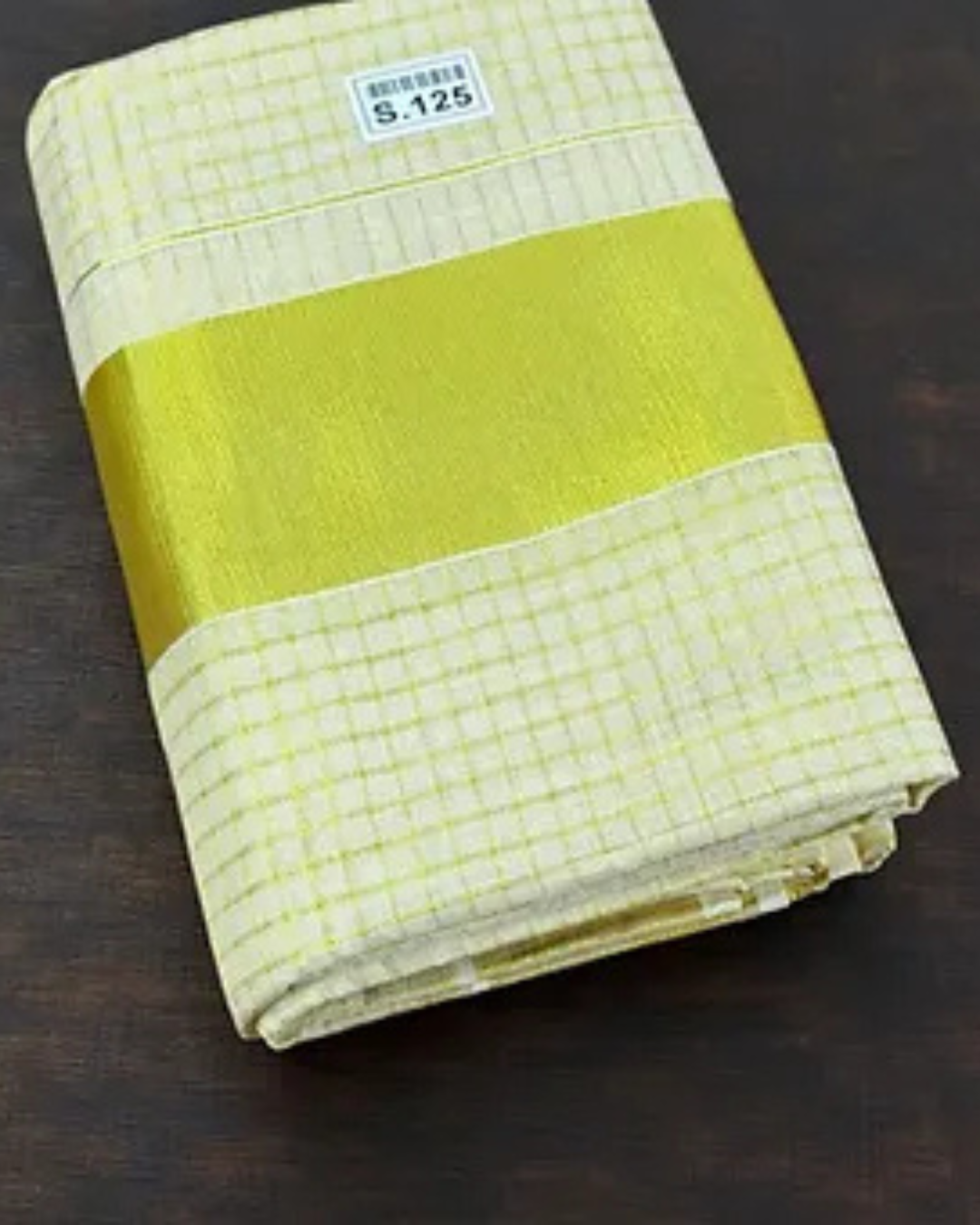 Kuthampully Check Tissue Set Mundu 2.80 meter extra length