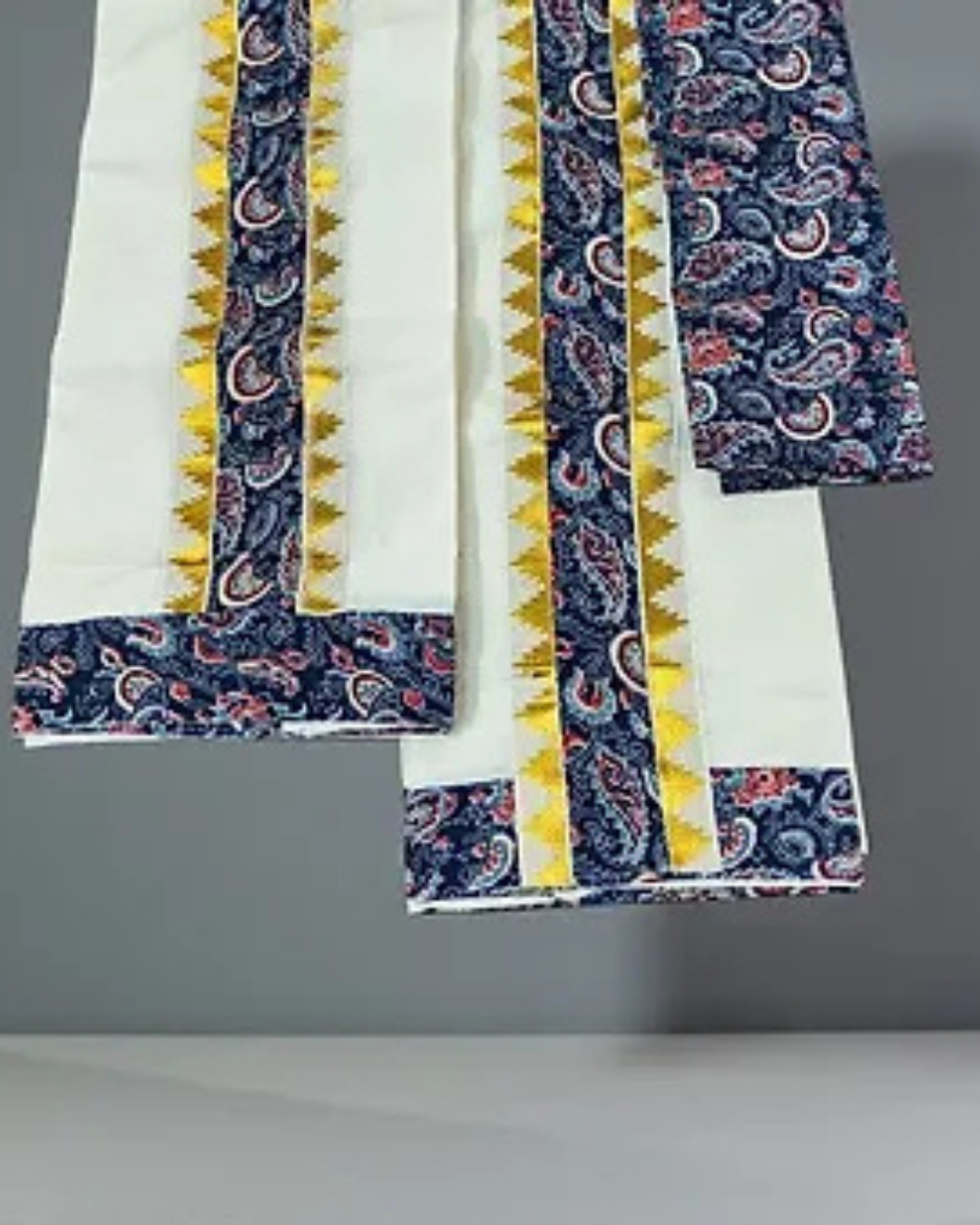 Ajrakh Set Mundu exclusive pattern 2.80 mtr extra length with blouse