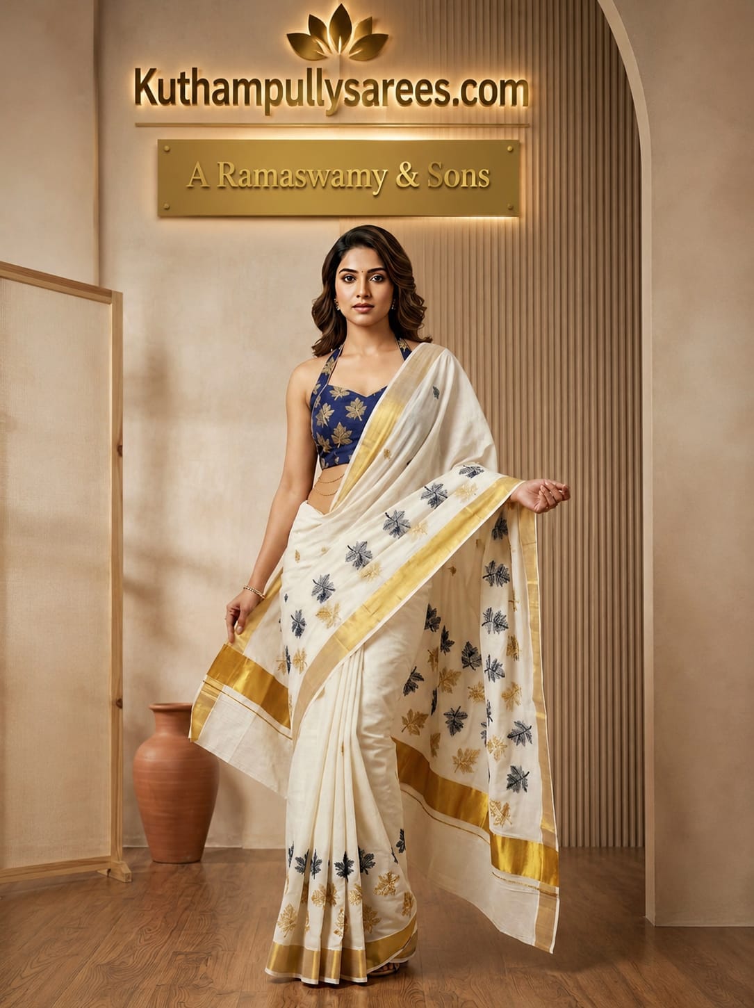 Pure Cotton Embroidery Saree Full body with blouse  Embroidery
