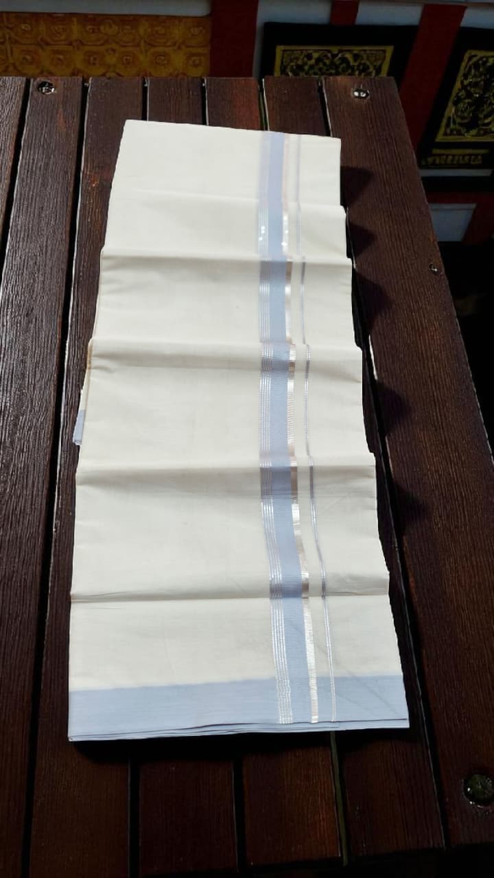 100*100 Pure Cotton Dothi Original Kuthampully _ Double Dothi