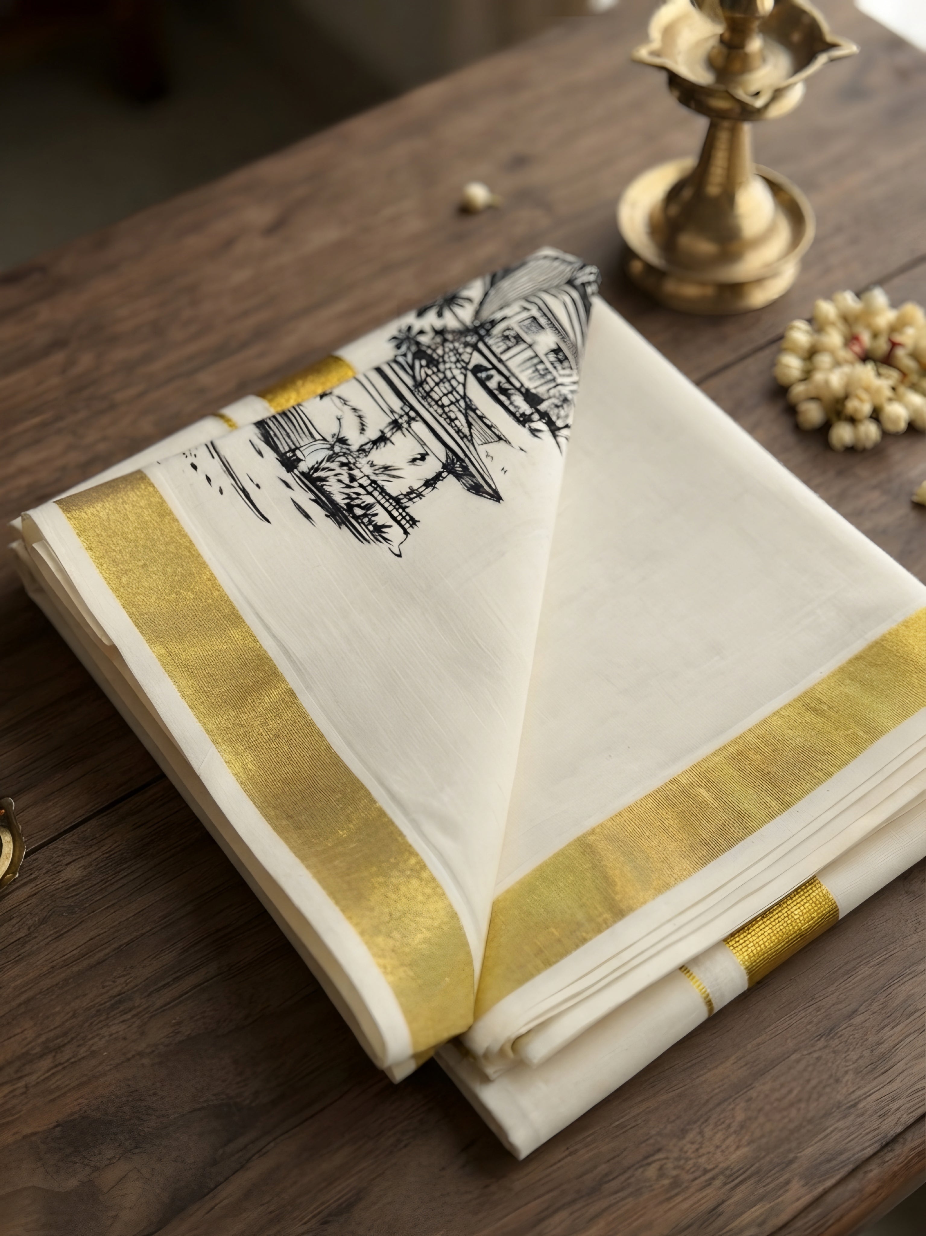 Kerala Famous Design Dhoti 4 meter onam special