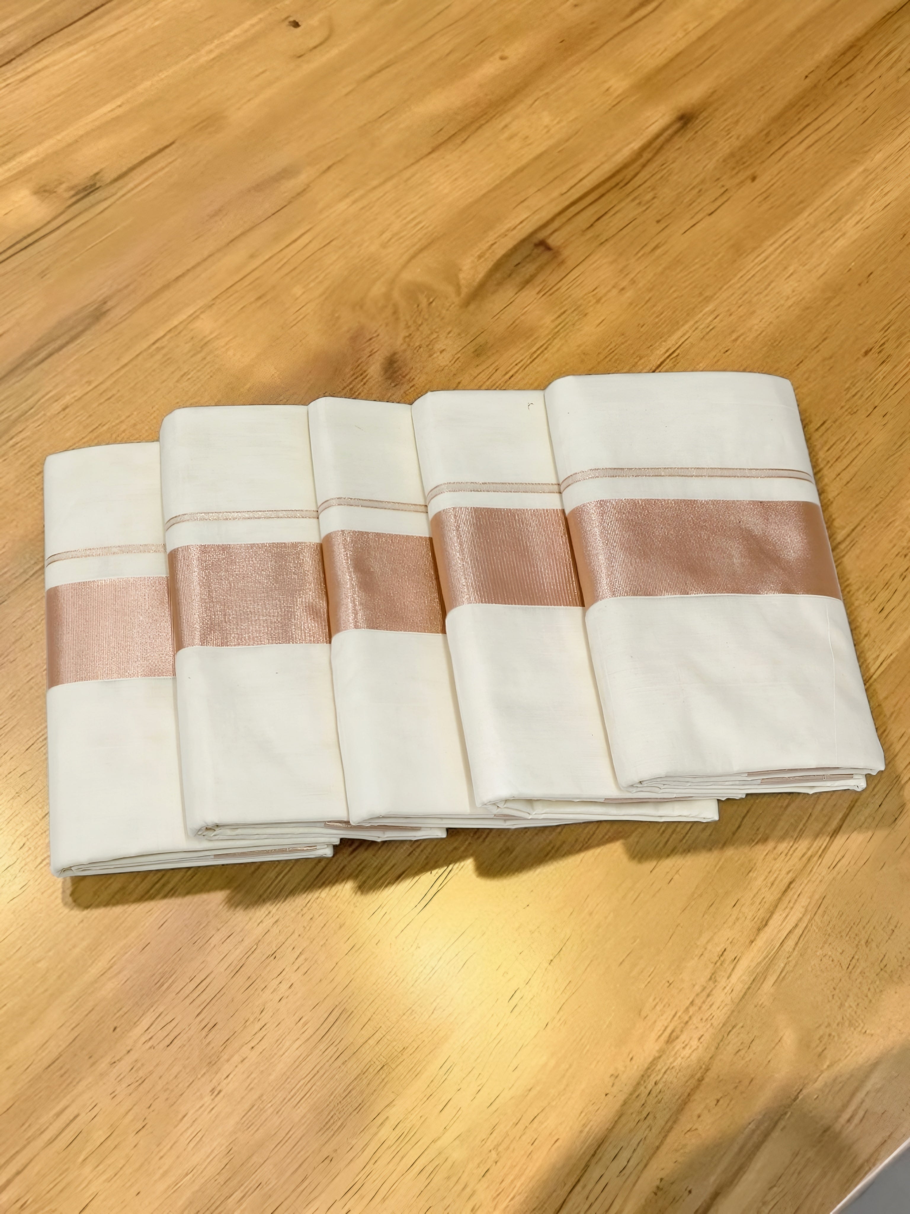 Rose Gold elegant saree with blouse