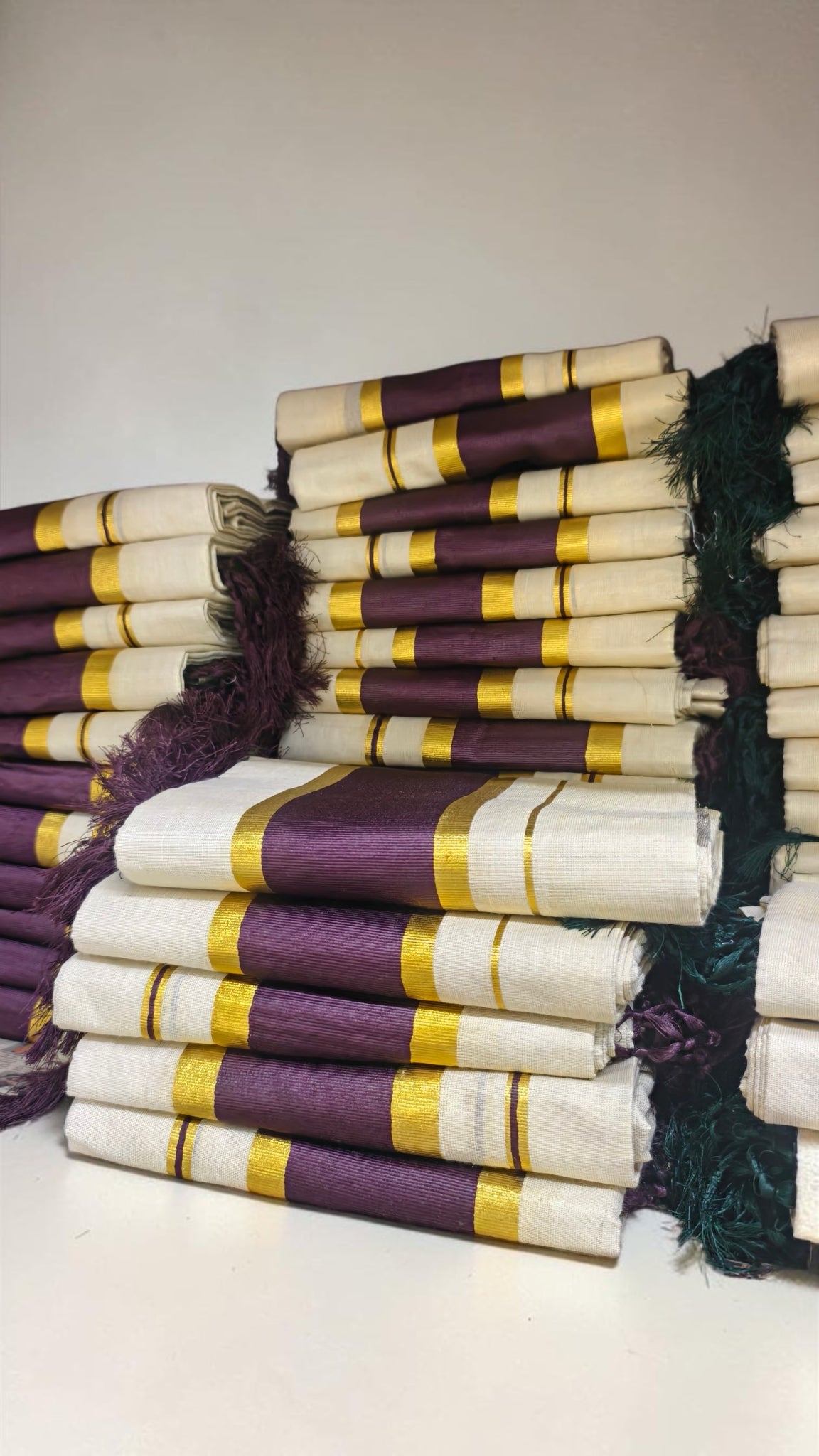 Tissue Color Set mundu With Kunjalam 2.80mtr