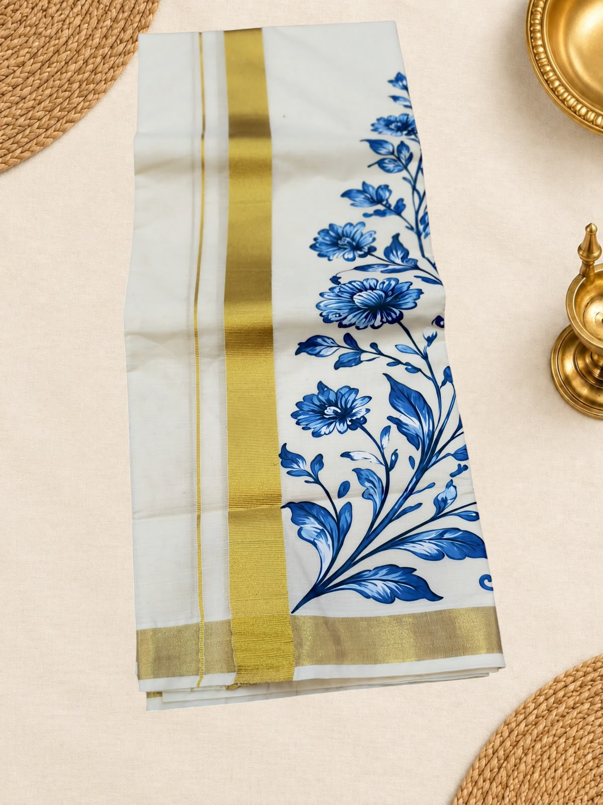 Trending Flower Mens dhoti 4 meter