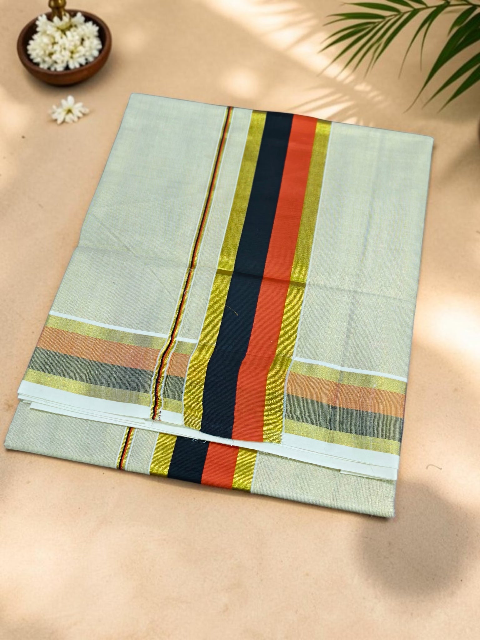 Exclusive Onam Tissue Kerala Saree with blouse