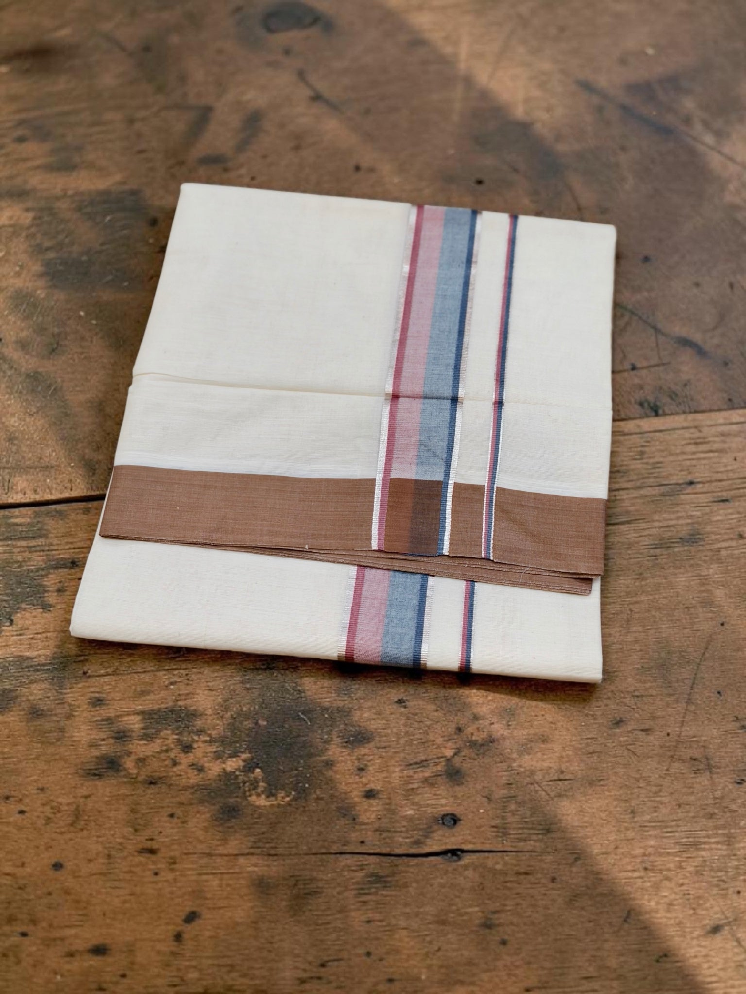 Pure cotton 100/100 Kuthampully Dhoti 4 meter