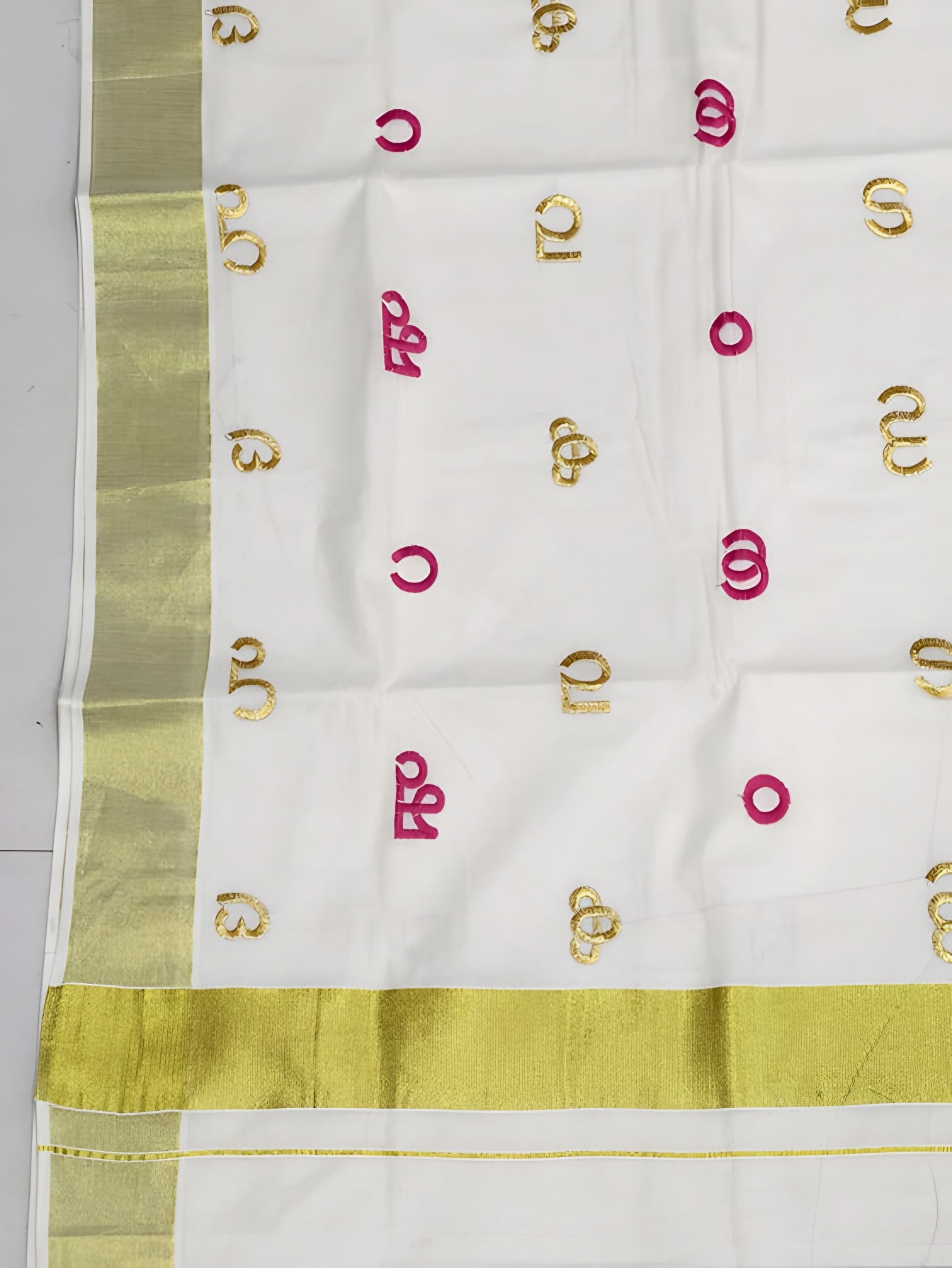 Aksharamala Set sarees trending letter deisgn saree with blouse