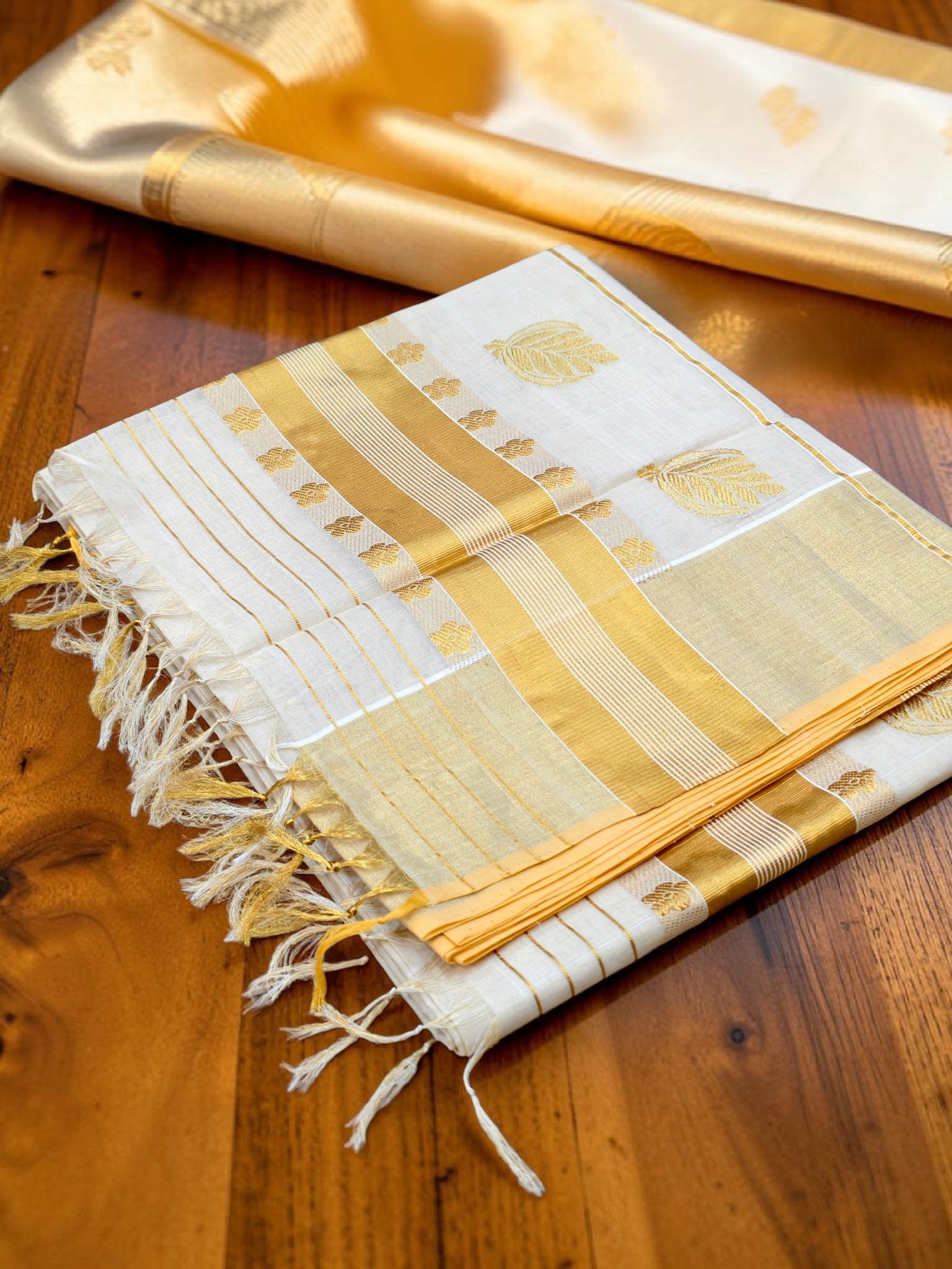 Handloom Tissue Full body work with blouse / Handlooom
