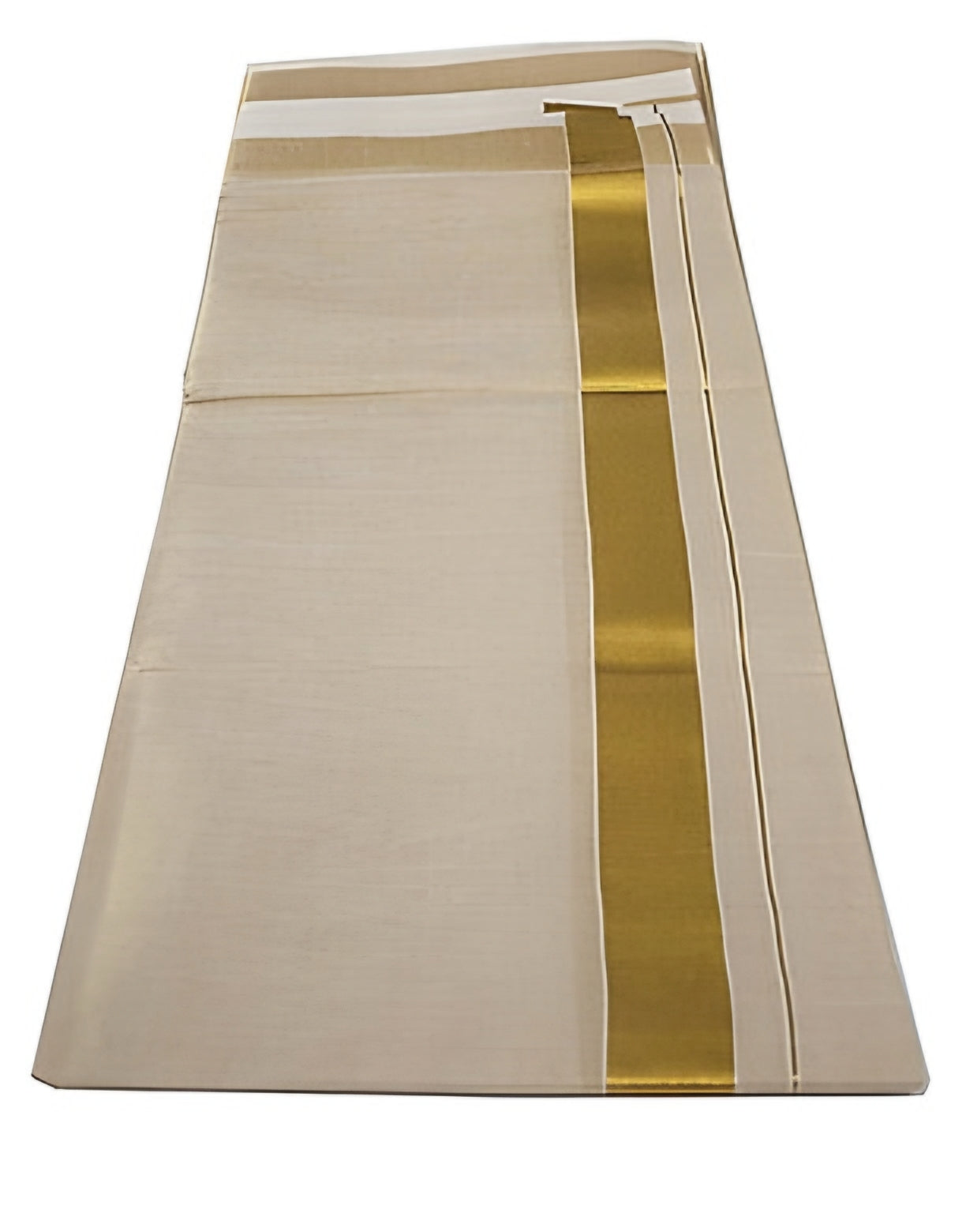 Kuthampully Men's Tissue Dhoti 4 mtr