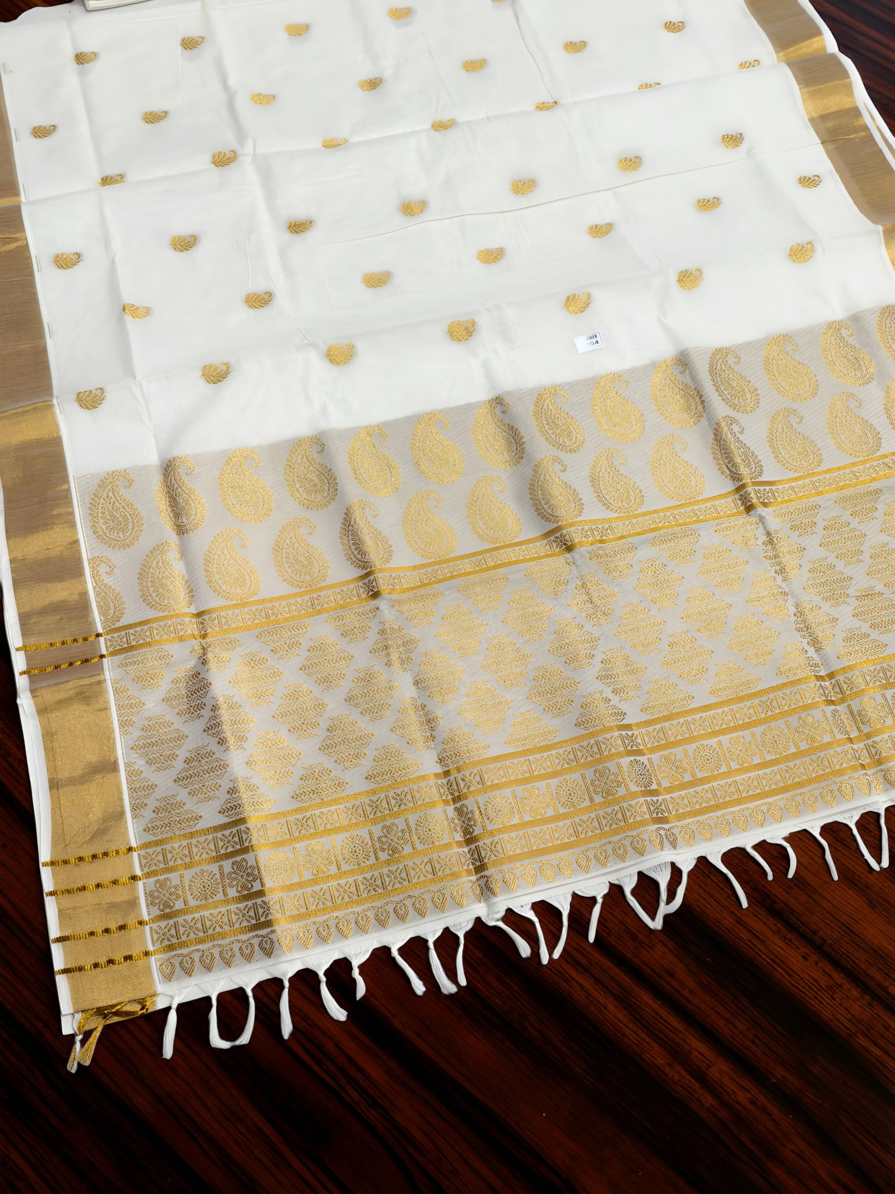 Rich Palu Mango Design Jacquard Saree With Blouse