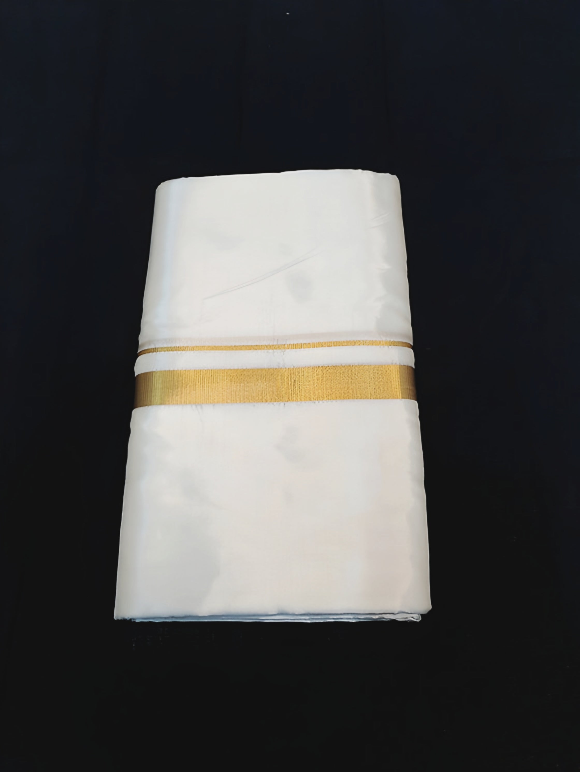 Kuthampully Men's Pure Pattu Dhoti - Groom
