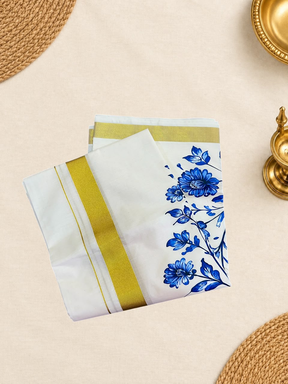 Trending Flower Mens dhoti 4 meter