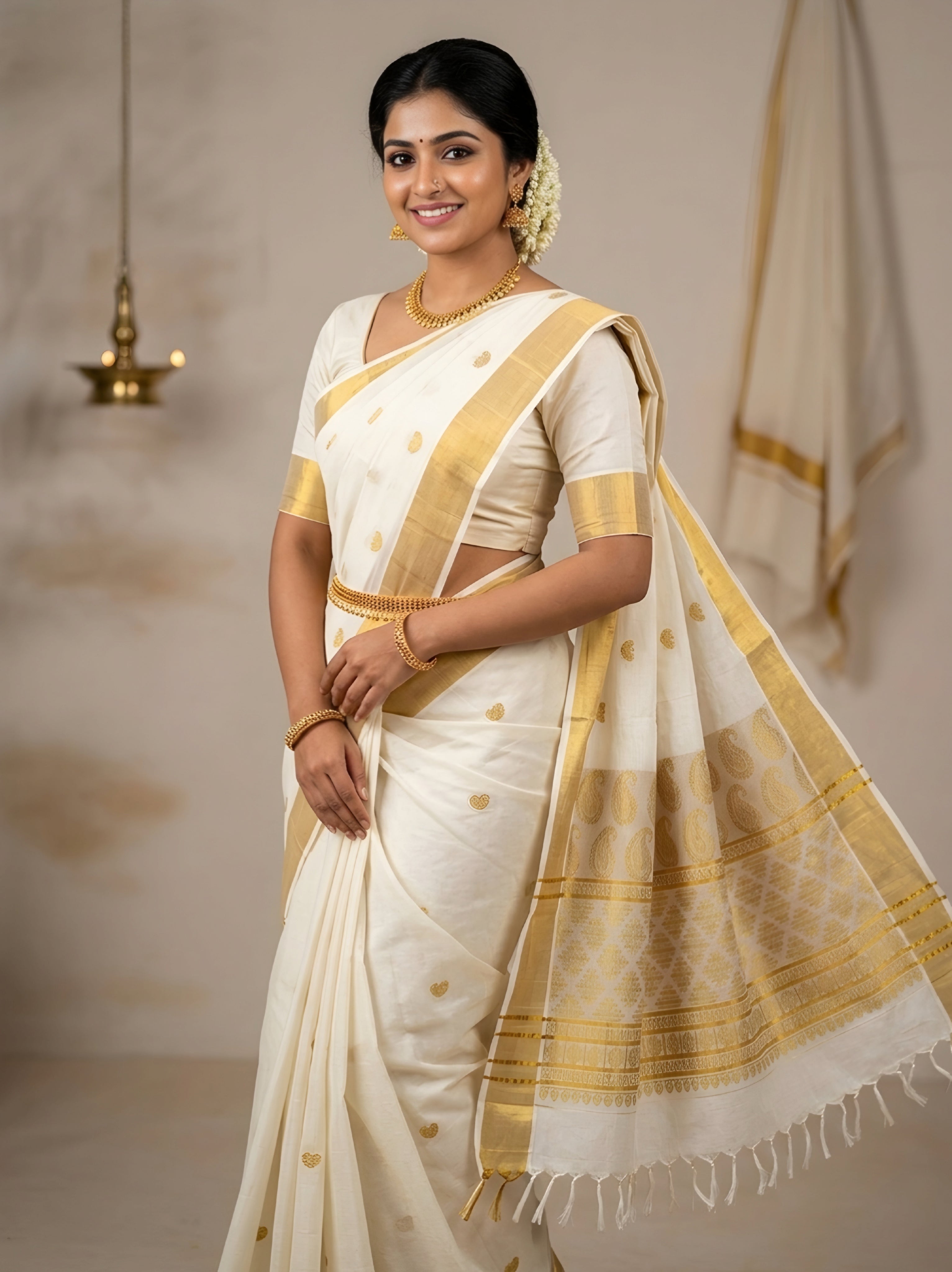 Rich Palu Mango Design Jacquard Saree With Blouse