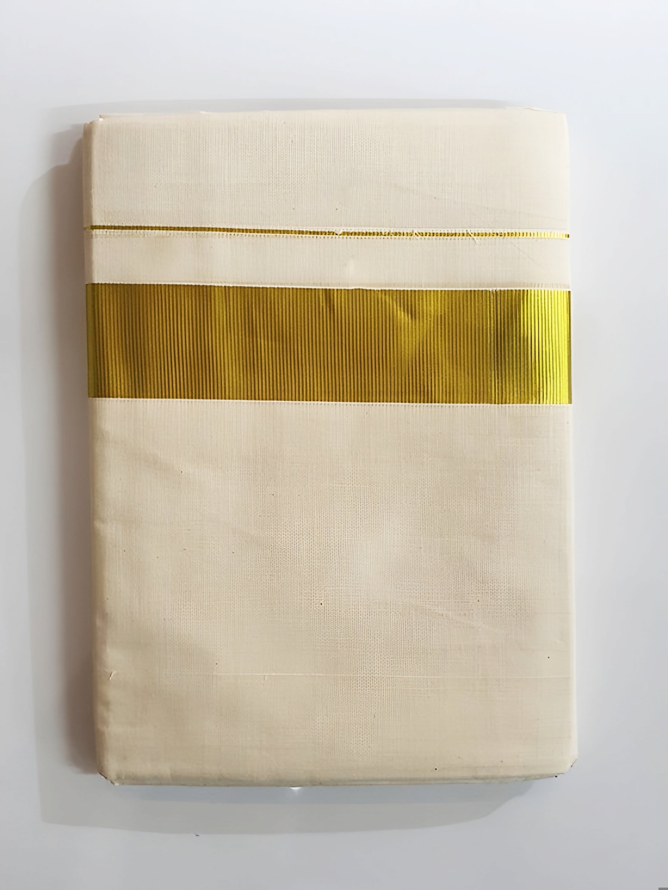 Kuthampully Men's Cotton Dhoti (4 mtr)_ (high quality jeri)