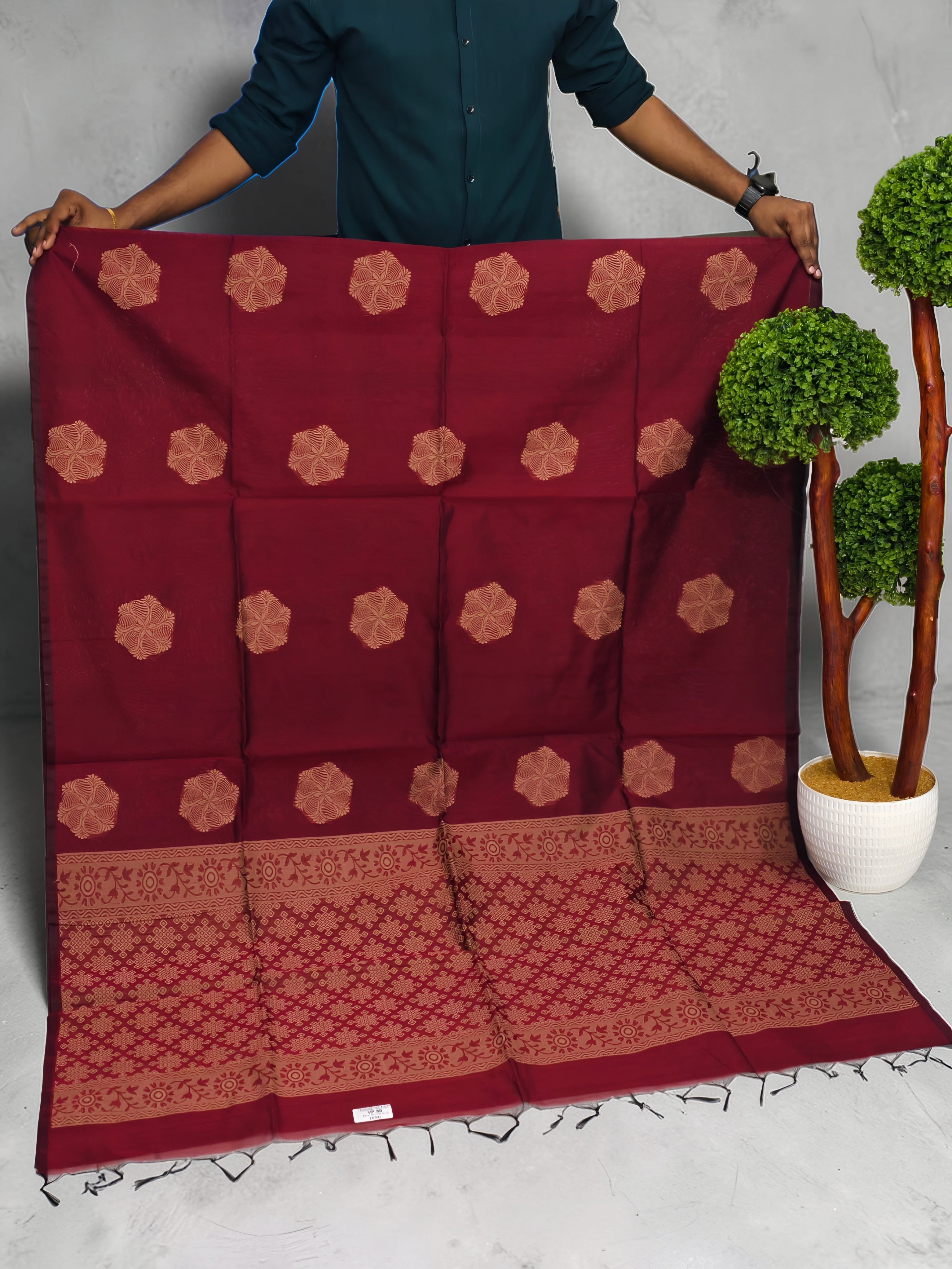 Pure Cotton Silk light weight Saree best for Summer_ office wear