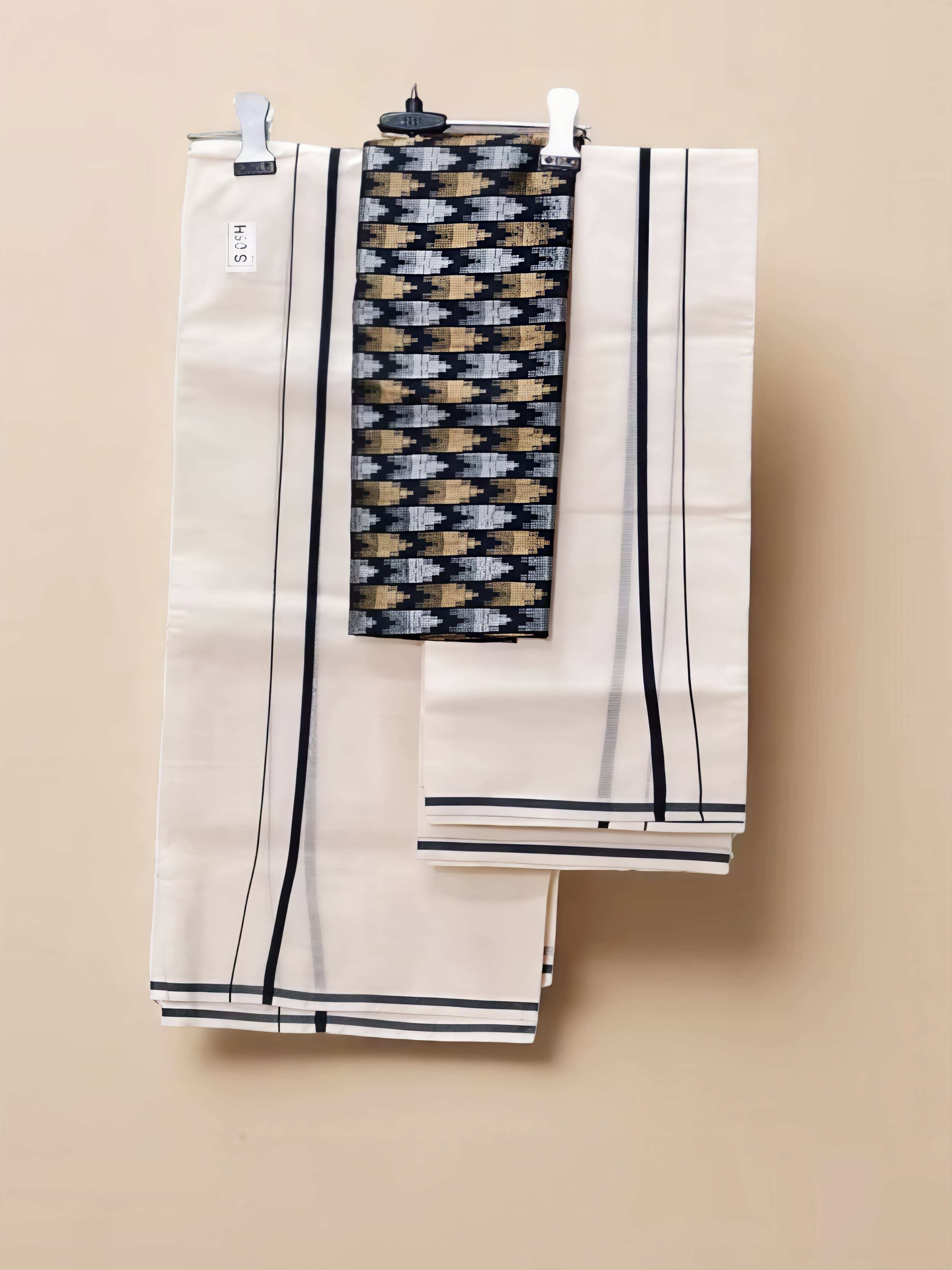 Puliyilakara Set Mundu Pure Cotton 2.70 mtr With Blouse