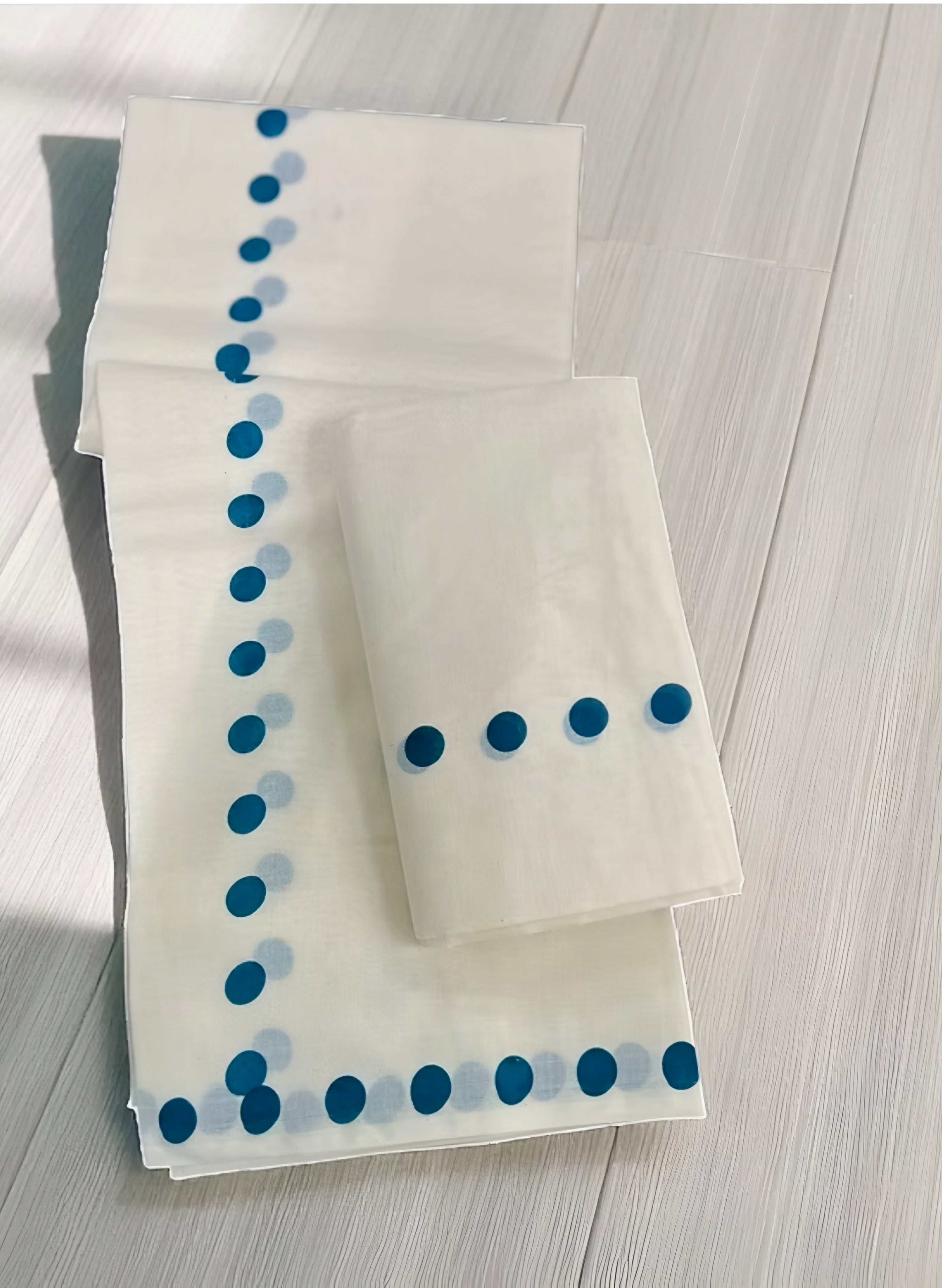 Pure Cotton Polka dot printing set mundu trending