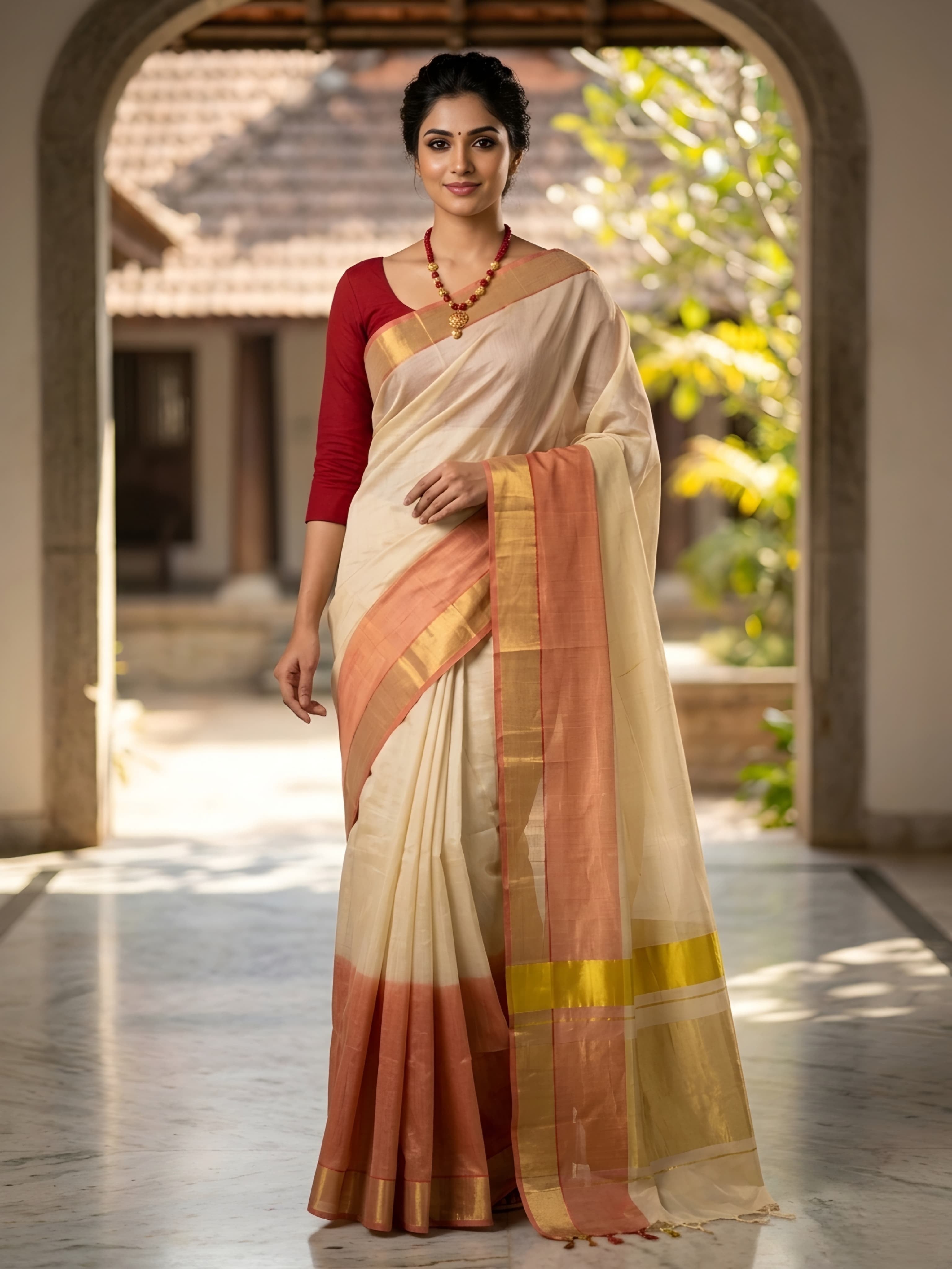 Tie and Dye Tissue Saree _ 6.25 mtr