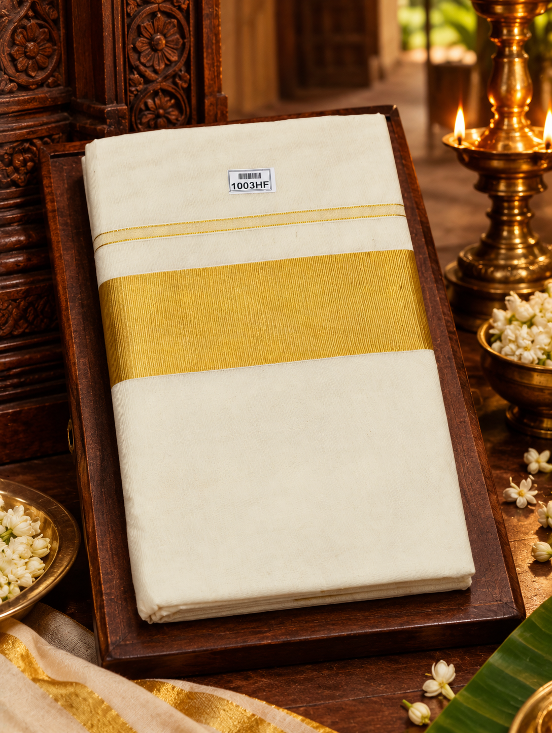 Original quality Kasavu Saree with blouse | rich look