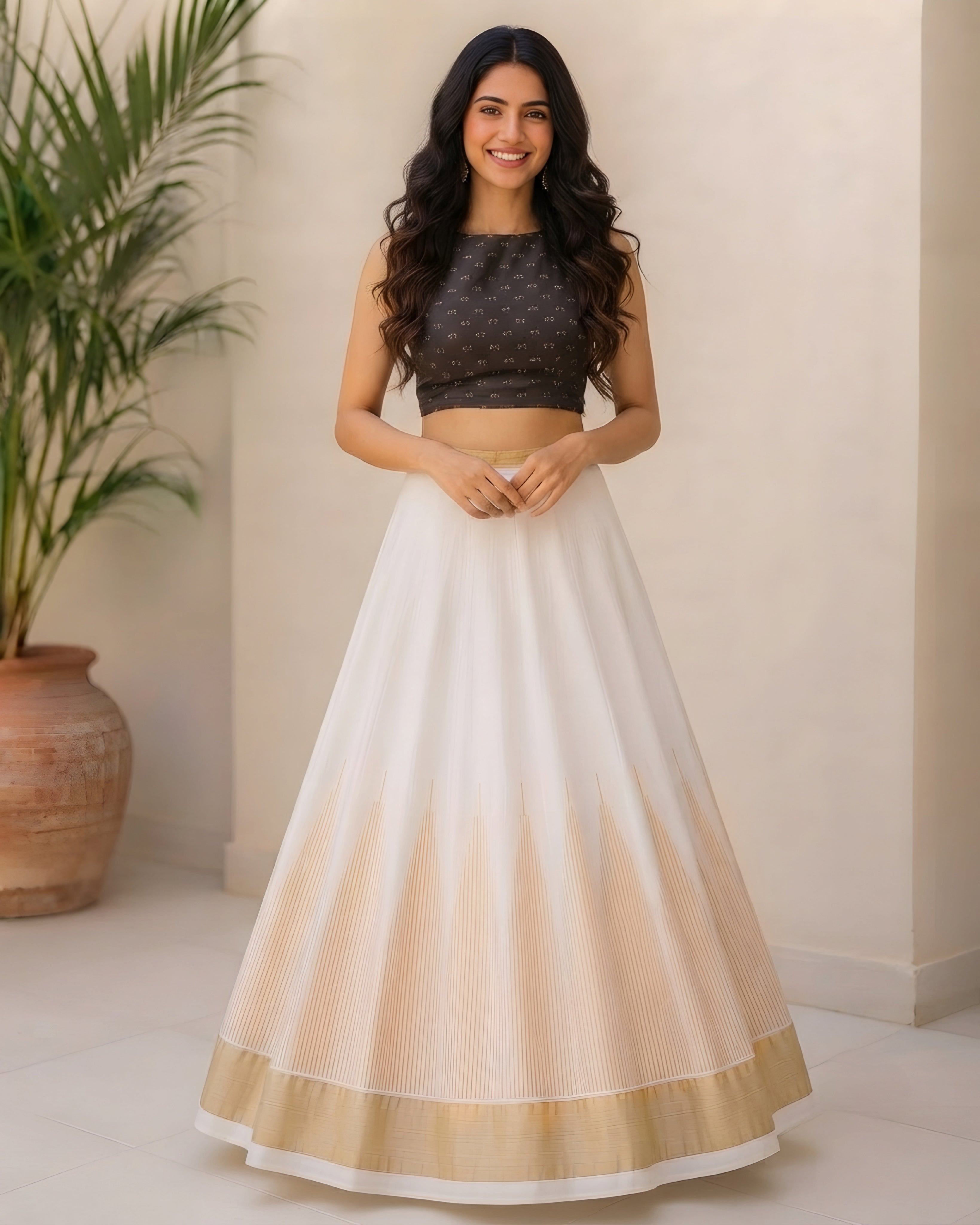 Kerala traditional Ready Made Skirt and blouse