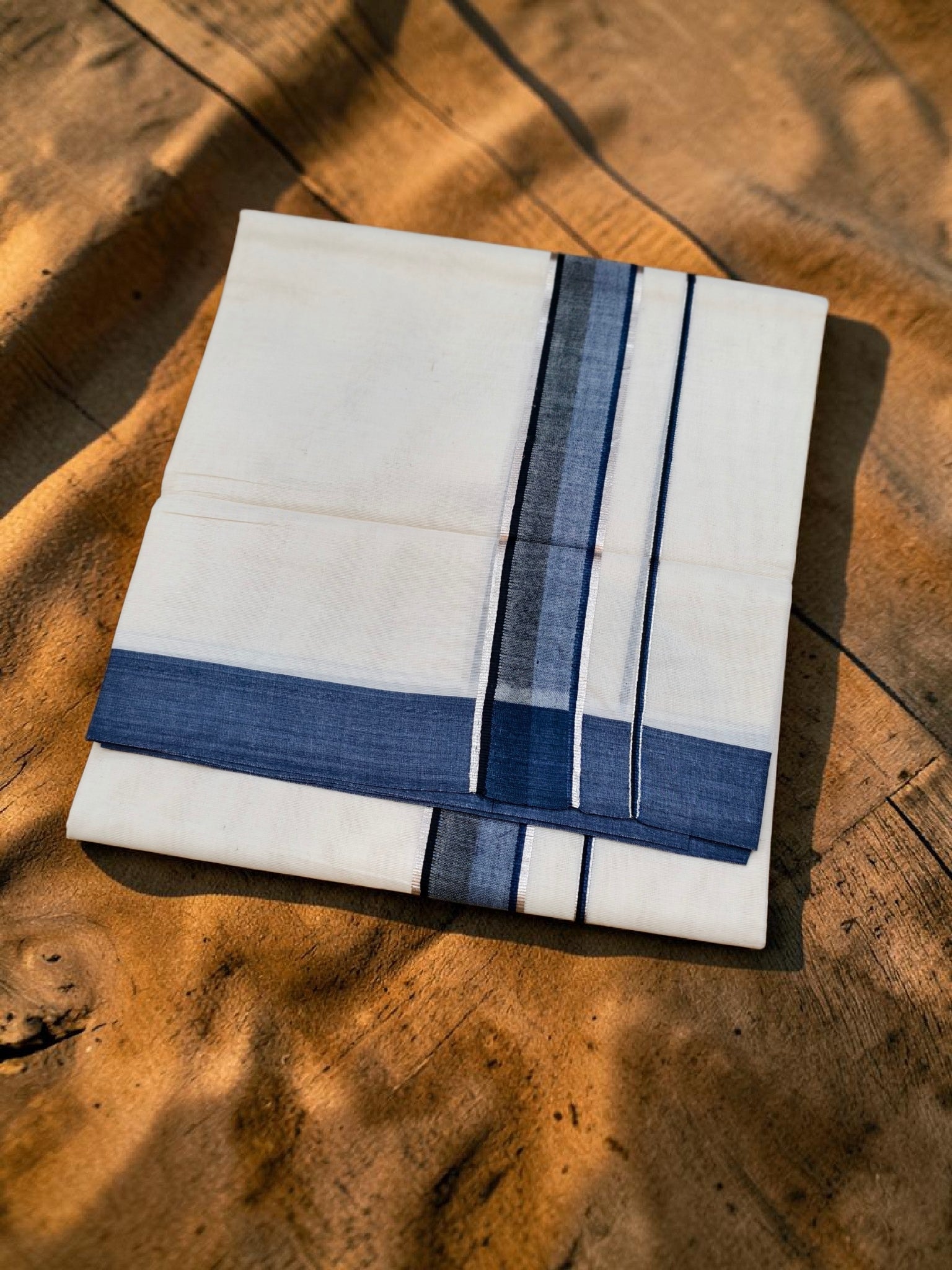 Pure cotton 100/100 Kuthampully Dhoti 4 meter