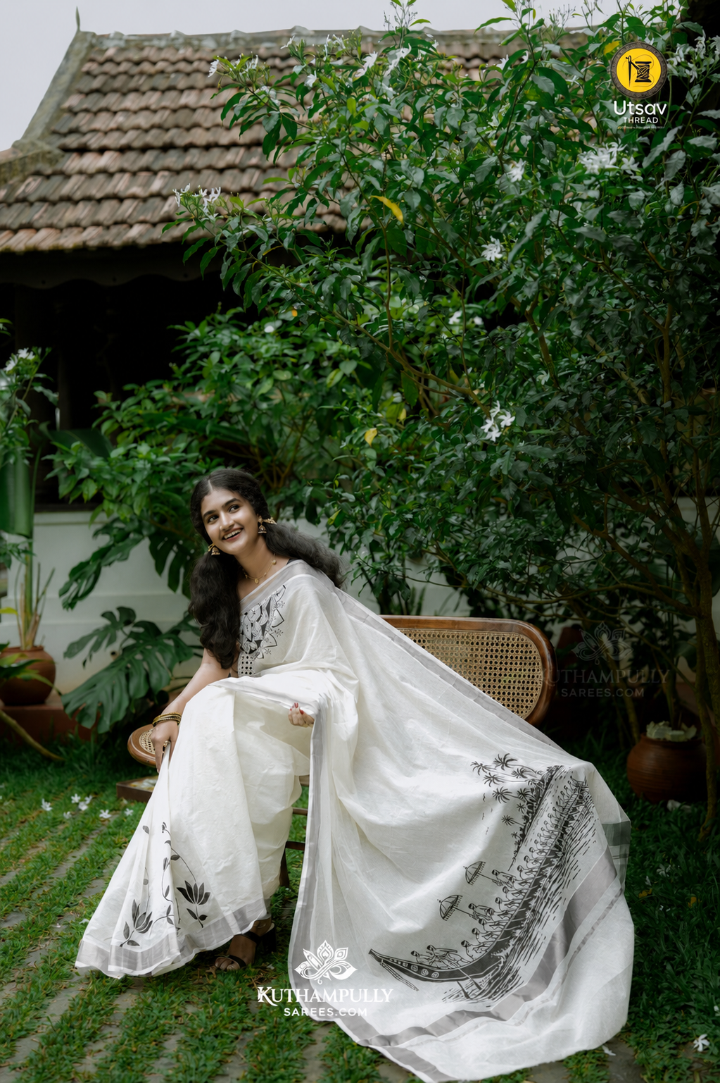 For Her , KODIPETTI Silver - Nostalgic Hamper Box For Women's Experience the Good Old Onam days