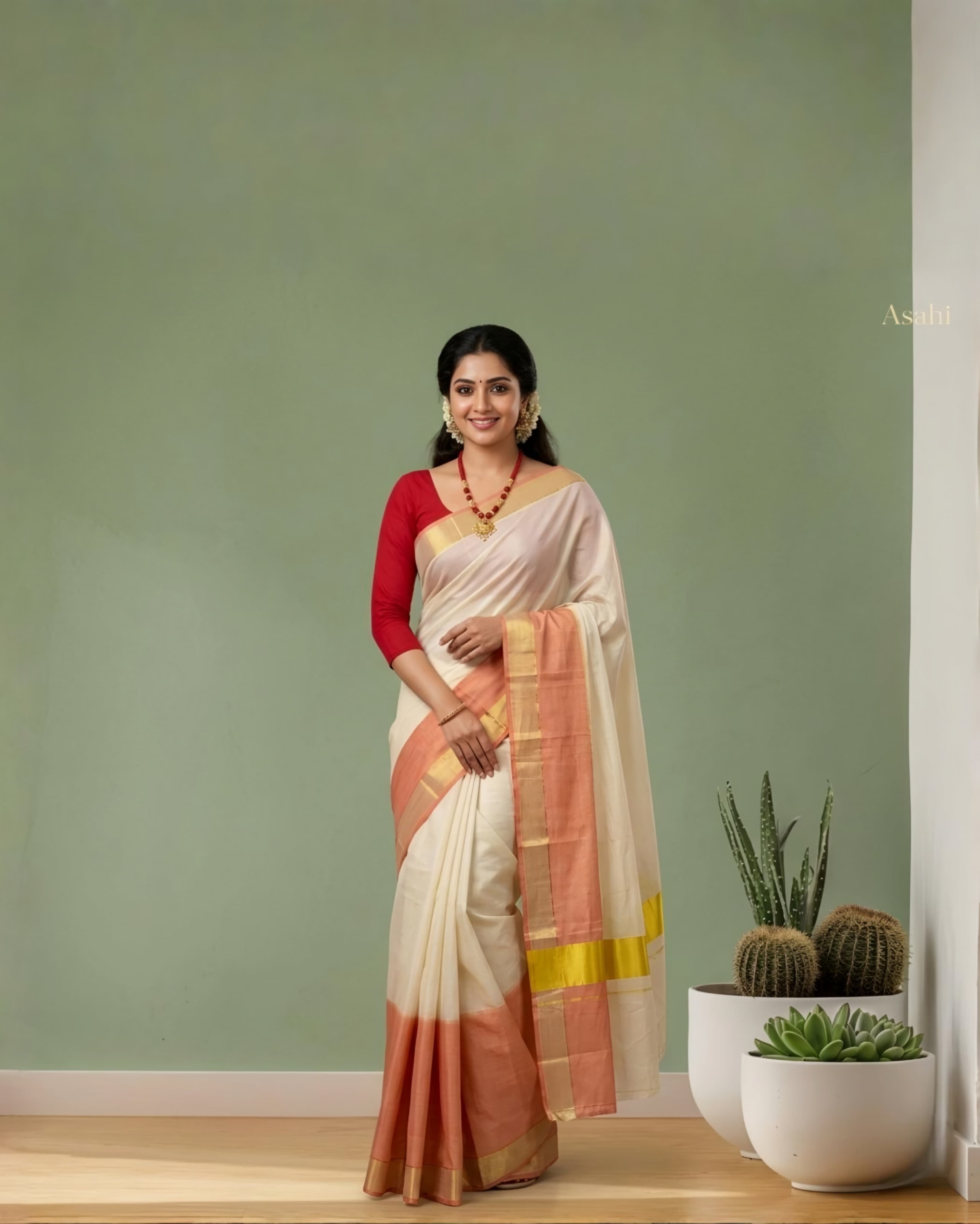 Tie and Dye Tissue Saree _ 6.25 mtr