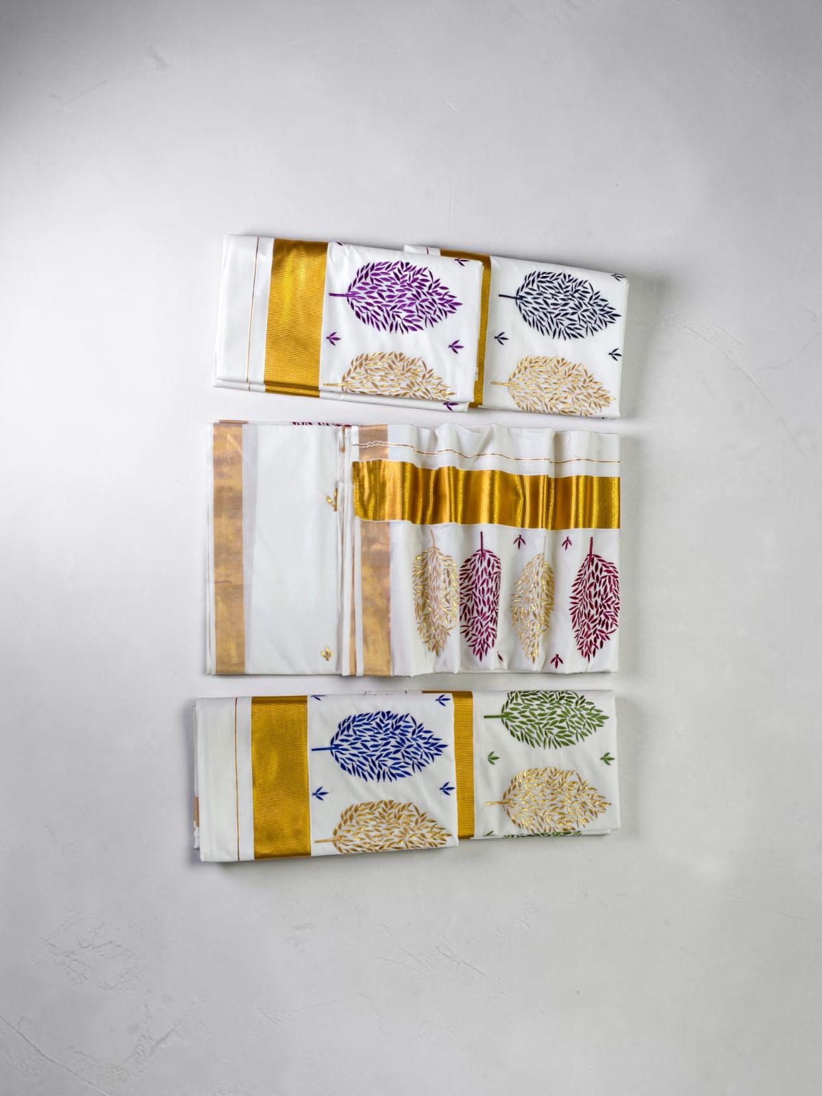 Pure Cotton Embroidery Saree Full body with blouse